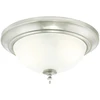Image de Plafonnier Harwell 33 cm nickel brossé et verre dépoli
