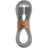 Image de Native Union Belt-Cable USB-C vers USB-C - 1.2m - Zebra