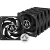 Image de Lot de 5 Ventilateurs de boitier Arctic P8 PST - 8cm (Noir) #2POURCENT