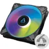 Image de Ventilateur de boitier Arctic P14 PST aRGB - 14cm (Noir) #2POURCENT