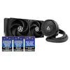 Image de ARCTIC Liquid Freezer III 240 - PC à refroidissement par eau, refroidisseur d’eau tout-en-un pour processeur AIO, Compatible Intel LGA1851/1700 et AMD AM5/4, Pompe à commande PWM efficace - Noir en occasion ou reconditionné