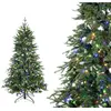 Image de Evergreen Sapin de Noël artificiel Sherwood Épicéa Avec LEDs Vert 180 cm
