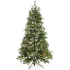 Image de Evergreen Sapin de Noël Sherwood Épicéa avec LED 210 cm de haut Ø 134 cm