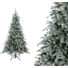 Image de Evergreen sapin de Noël artificiel épicéa Frost vert/blanc 180 cm sans guirlande lumineuse