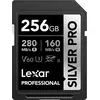 Image de Carte SD Lexar SILVER PRO 256 Go - Mémoire UHS-II haute vitesse pour professionnels