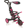Image de GLOBBER EXPLORER TRIKE 4in1 - Poussette, tricycle et vélo d'exercice, 10/8,5 pouces, siège TPR, hauteur réglable, rose fuchsia