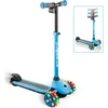 Image de GLOBBER ONE K E-MOTION 4 PLUS - trottinette électrique, batterie au lithium, moteur 80 W, 125/90 mm, 3 roues, roues LED, bleu clair