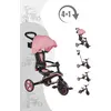 Image de GLOBBER EXPLORER TRIKE FOLDABLE 4in1 - Poussette, tricycle, roue, 10/8,5 pouces, pliable, hauteur réglable, rose