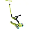 Image de GLOBBER GO-UP ACTIVE LIGHTS - 3 en 1 tricycle, roue et trottinette, 120/80 mm, 3 roues, hauteur réglable, vert citron