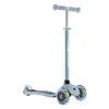 Image de Trottinette 3 roues GLOBBER PRIMO LIGHTS V2 pour enfants Bleu pastel roues LED à dynamo guidon réglable - Neuf