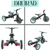 Image de GLOBBER EXPLORER TRIKE 4in1 - Poussette, tricycle et vélo d'exercice, 10/8,5 pouces, siège TPR, hauteur réglable, menthe