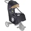 Image de Housse de protection contre la pluie pour EXPLORER TRIKE (noir/transparent)