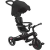 Image de GLOBBER EXPLORER TRIKE 4 en 1   poussette, tricycle et vélo sans pédales, 10/8,5 pouces, siège TPR, réglable en hauteur, noir