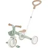 Image de GLOBBER LEARNING TRIKE 3in1 PLUS ECO - Tricycle et vélo d'exercice pour enfants, 8/7 pouces, selle TPR réglable en hauteur, vert sauge