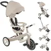 Image de GLOBBER EXPLORER TRIKE 4in1 ECO   Poussette, tricycle et vélo sans pédales, 10/8,5 pouces, siège TPR, réglable en hauteur, blanc coco