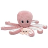 Image de Pieuvre en peluche, maman et bébé, rose