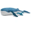 Image de Les Deglingos Peluche baleine bleue avec chiot