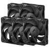Image de Refrigeración Aire Arctic PWM 120 mm Negro P12 Pro LN Pack 5 unidades - Neuf