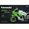 Image de Maquette Modèle MENG : Kawasaki ZX-10R à l'échelle 1/9 (édition pré-colorée) 1/9 - Maquette de moto - ME-MT007s