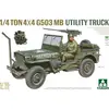 Image de Maquette ¼-ton 4×4 G503 Willys MB utility truck (1:16) 1/16 - Takom Maquette militaire - TAK1016