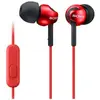 Image de Sony MDR-EX110AP - Écouteurs avec microphone - intra-auriculaire - filaire - fiche 3,5 mm - rouge