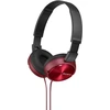 Image de Sony MDR-ZX310 - Casque - circum-aural - filaire - fiche 3,5 mm - rouge