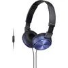 Image de Sony MDR-ZX310APL - Casque avec microphone - circum-aural - filaire - fiche 3,5 mm - bleu