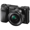 Image de E-Mount Systemkamera Sony ILCE-6000LB - incl. SEL-P16-50 mm 24.3 Mio. Pixel - noir - Full HD Video, WiFi en occasion ou reconditionné