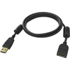 Image de Vision TC-2MUSBEXT-BL, 2 m, USB A, USB A, USB 2.0, 0,48 Gbit/s, Noir