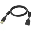 Image de Vision TC-2MUSBEXT-BL câble USB USB 2.0 2 m USB A Noir - Neuf