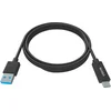 Image de Vision TC 2MUSBCA/BL câble USB USB 3.2 Gen 1 (3.1 Gen 1) 2 m USB A USB C Noir - Neuf