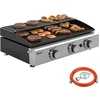 Image de Barbecue A Gaz Portable 7,5 Kw Avec 3 Bruleurs Et Grille