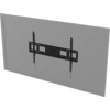 Image de Vision VFM-W10X6 - Heavy Duty - Support mural pour lecteur multimédia/écran LCD - acier laminé à froid - noir - Taille d'écran : 140-213 cm (55"-90")