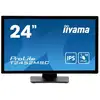 Image de Ecran IIYAMA 23,8 Tactile PCAP conceptions en verre sans cadre IPS 10points 1920x1080 14ms 360cd/m2 1xDisplayport 1xHDMI 2xUSB HUB 3.2 HPs 2 x 1W - Neuf