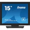 Image de iiyama 38,10cm (15") PCAP Bezel Free Front, 10P Touch, 1024x768, Speakers, VGA, DisplayPort, HDMI,330cd/m2 (with touch), USB Interface, Built-In Power Adapter, Multitouch with supported OS (T1532MSC-B1S)