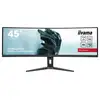 Image de Ecran IIYAMA 44,5 Noir G-Master Red Eagle VA 32:9 incurvé 0.8ms 5120x1440 165Hz DP 2xHDM 3xUSB HUB HP 2x3W commutateur KVM Docking USB-C pied regl haut 13cm - Neuf