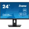 Image de Moniteur LED IPS iiyama ProLite XUB2492QSU-B1, 23,8", WQHD, 100 Hz, 0,5 ms, HDMI, DisplayPort, HUB USB 2x3.2, 1xUSB-C (15W), HAS (150 mm) + Pivot, Flicker-free + Lumière bleue