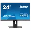 Image de Ecran IIYAMA 23,8'' Noir dalle IPS Ultra mince 16:9 1920x1080 0.5ms 100Hz 250 cd/m2 HDMI DP HPs 15cm pied réglable en hauteur + Pivot TCO XUB2493HS-B6 - Neuf
