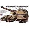 Image de Maquette Tamiya M1A1 Abrams avec charrue à déminer 1/35 - Maquette militaire - Tami35158