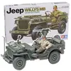 Image de Maquette Tamiya Jeep Willys MB avec conducteur & décalques pour 5 versions 1/35 - Maquette militaire - Tami35219