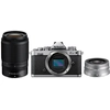 Image de Nikon Z fc + 16-50 VR + 50-250 VR-kit MILC 20,9 MP CMOS 5568 x 3712 pixels Noir, Argent - Neuf