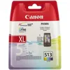 Image de Cartouche tricolore originale Canon Cl513 - Cl513 [Ml-13][Pag-350] - Neuf