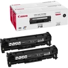 Image de Canon Toner 718 - Doppelpack - Schwarz - Kapazität: 2x 3.400 Seiten (2662B005)