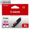 Image de Cartouche d'encre Canon CLI-551XL M magenta photo, encre à colorant 11 ml, haut rendement (XL), jusqu'à 660 pages, 1 pièce - Neuf