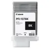 Image de CANON SERBATOIO INCH. BLACK PFI-107 BK SINGOLO (130ml) x IPF 670 680 685 770 780 785 - Neuf