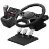 Image de Hori Force Feedback Truck Control System Noir USB Volant + Pédales + Joystick PC - Neuf