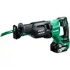 Image de Hikoki - Scie Sabre Multi Volt 130mm 36v 2.5/5ah Li-ion Brushless Orbitale Uvp Coffret - Cr36dawgz