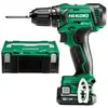 Image de Perceuse-visseuse 12V Peak 2 x 2,5Ah - HIKOKI -DS12DAWEZ - 38Nm 2 batteries + 1 chargeur + Hitcase II