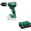 Image de Perceuse visseuse sans fil 55 Nm 18 V mandrin rapide HIKOKI DS18DDQW2Z avec HitCase II (Produit seul)