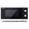 Image de Four à micro-ondes Sharp YC-MG01E-W Surface plane avec gril 20 L 800 W Noir Blanc - Neuf